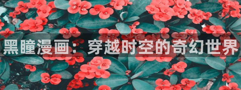 天堂漫画网盘：黑瞳漫画：穿越时空的奇幻世界